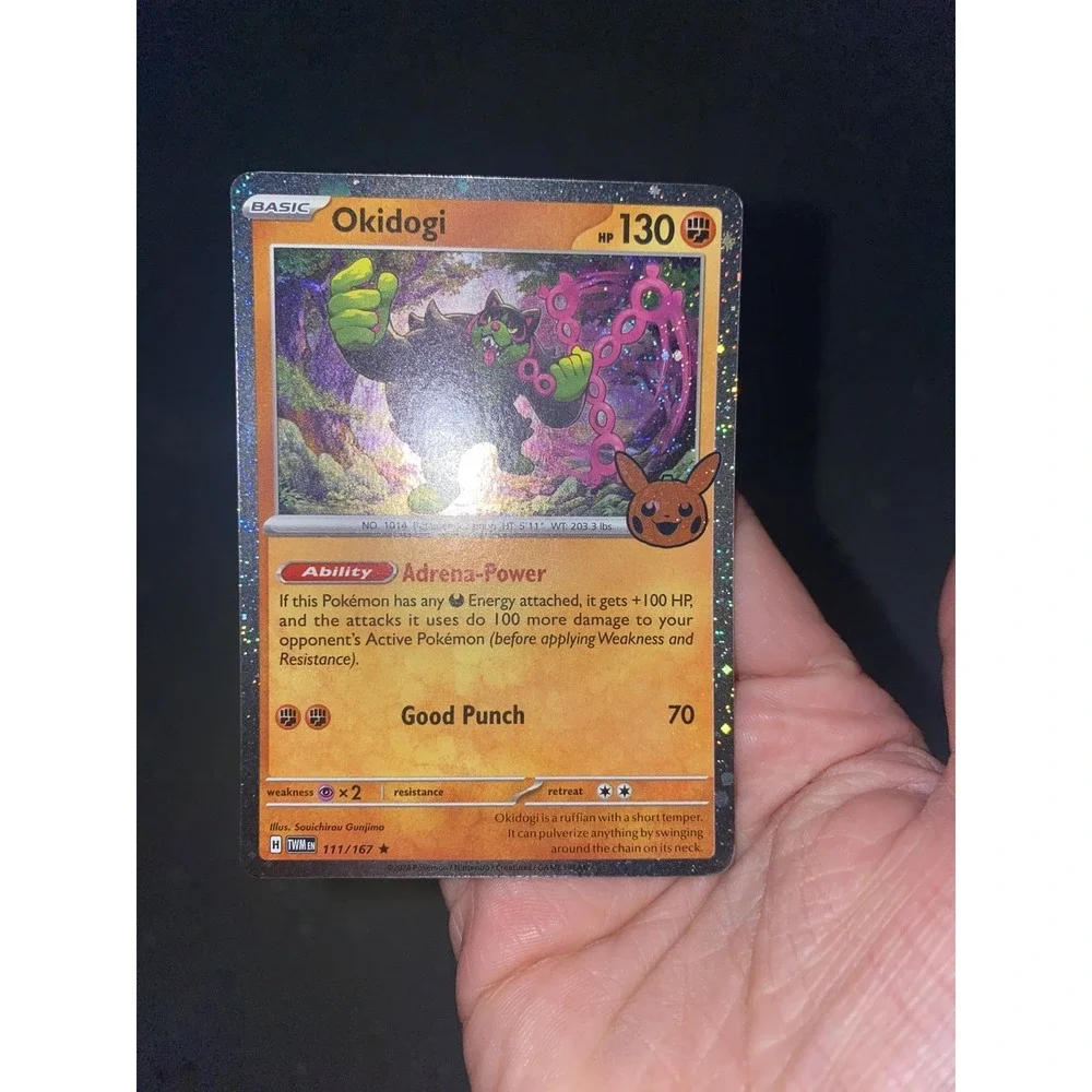 Fart Swirl 🌀 Okidogi 111/167 Cosmos  Holo Rare Pokemon Cards TCG 🌀✨️